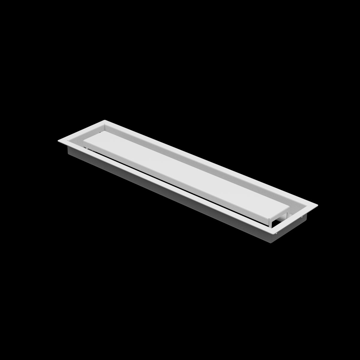 4x19 ceiling vent cover, three-quarter view