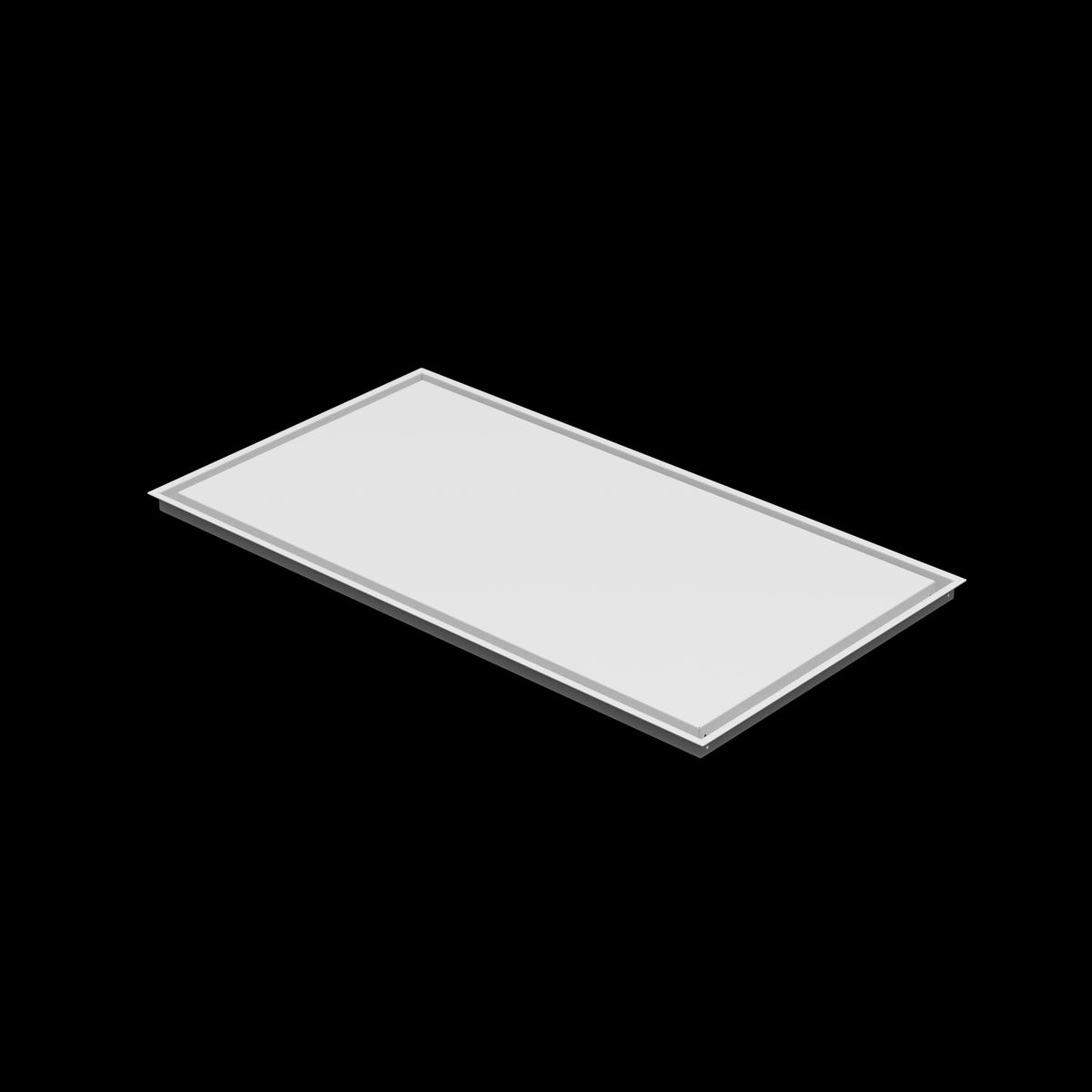 24x44 wall vent cover, three-quarter view
