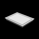 10x13 wall vent cover, three-quarter view