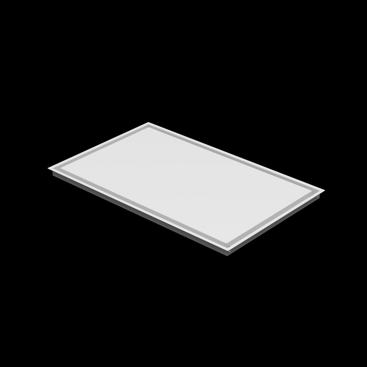 21x34 wall vent cover, three-quarter view