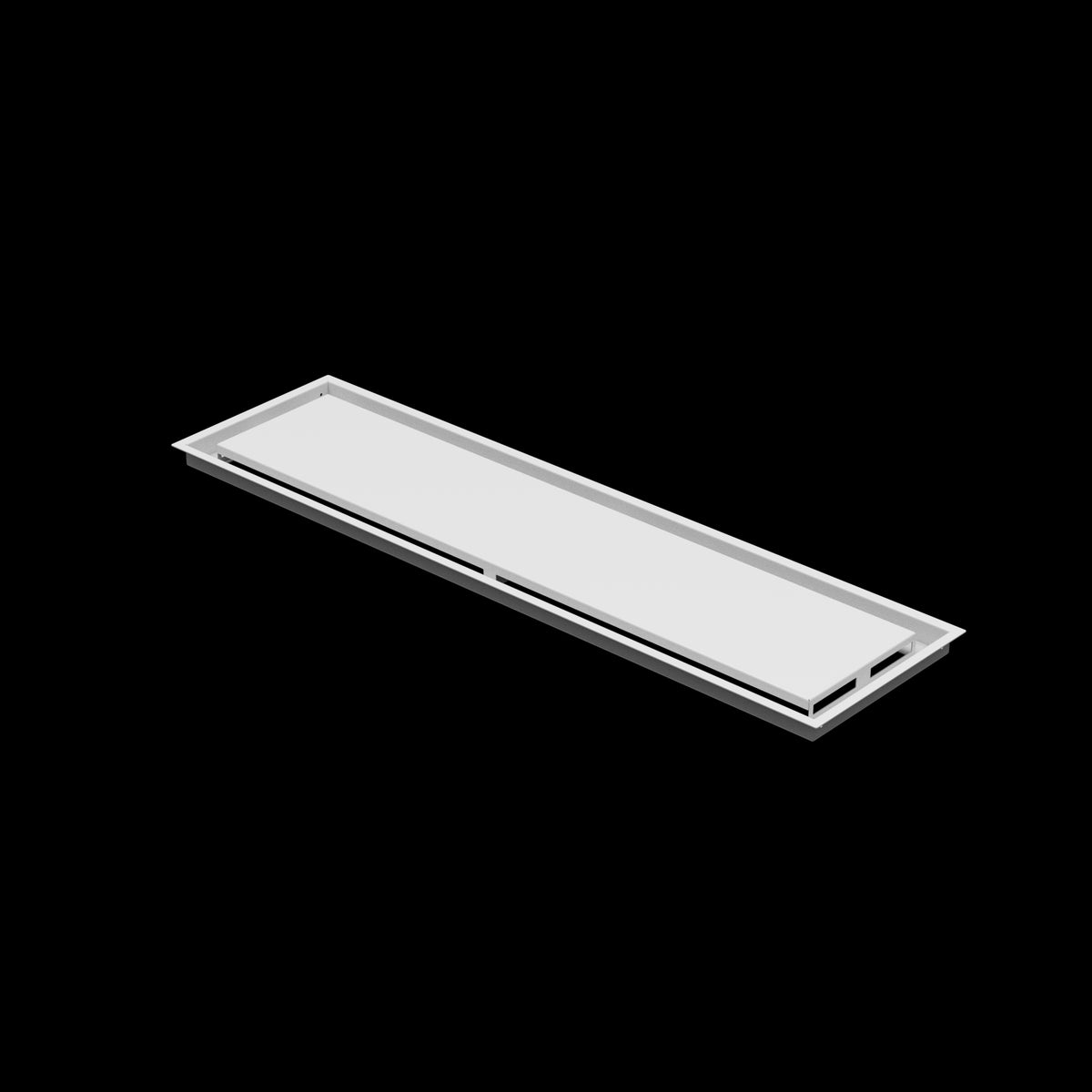 10x39 ceiling vent cover, three-quarter view