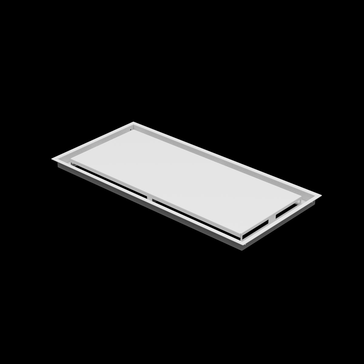 13x28 ceiling vent cover, three-quarter view