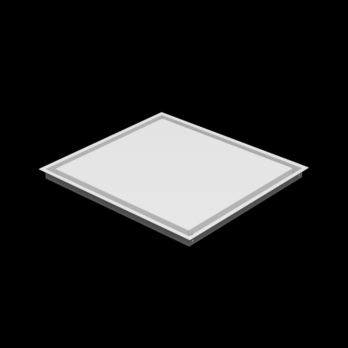 20x22 wall vent cover, three-quarter view