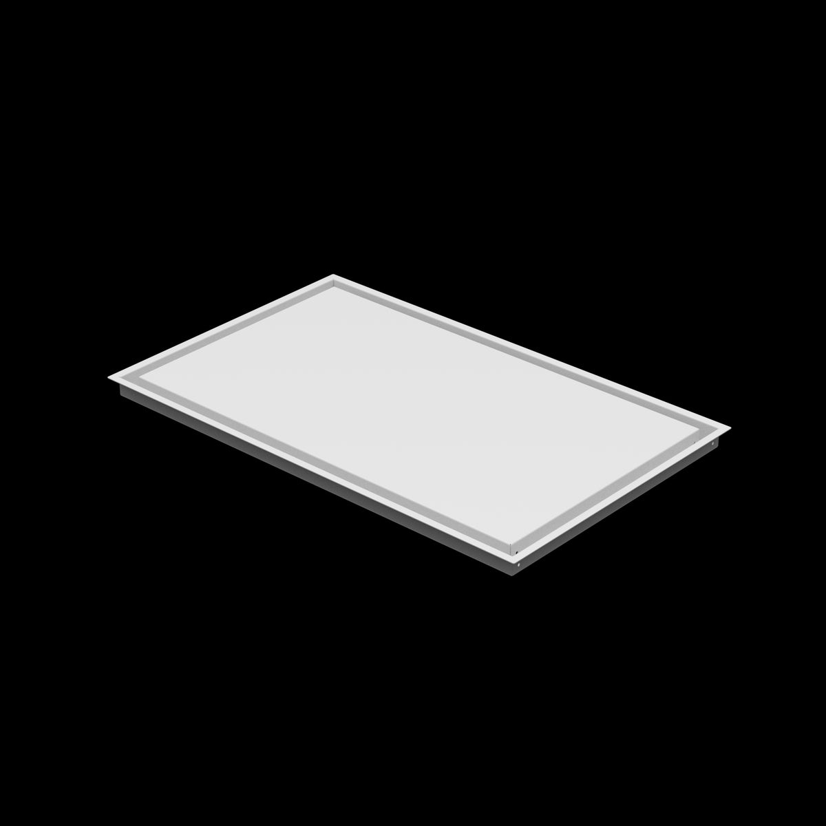 19x31 wall vent cover, three-quarter view