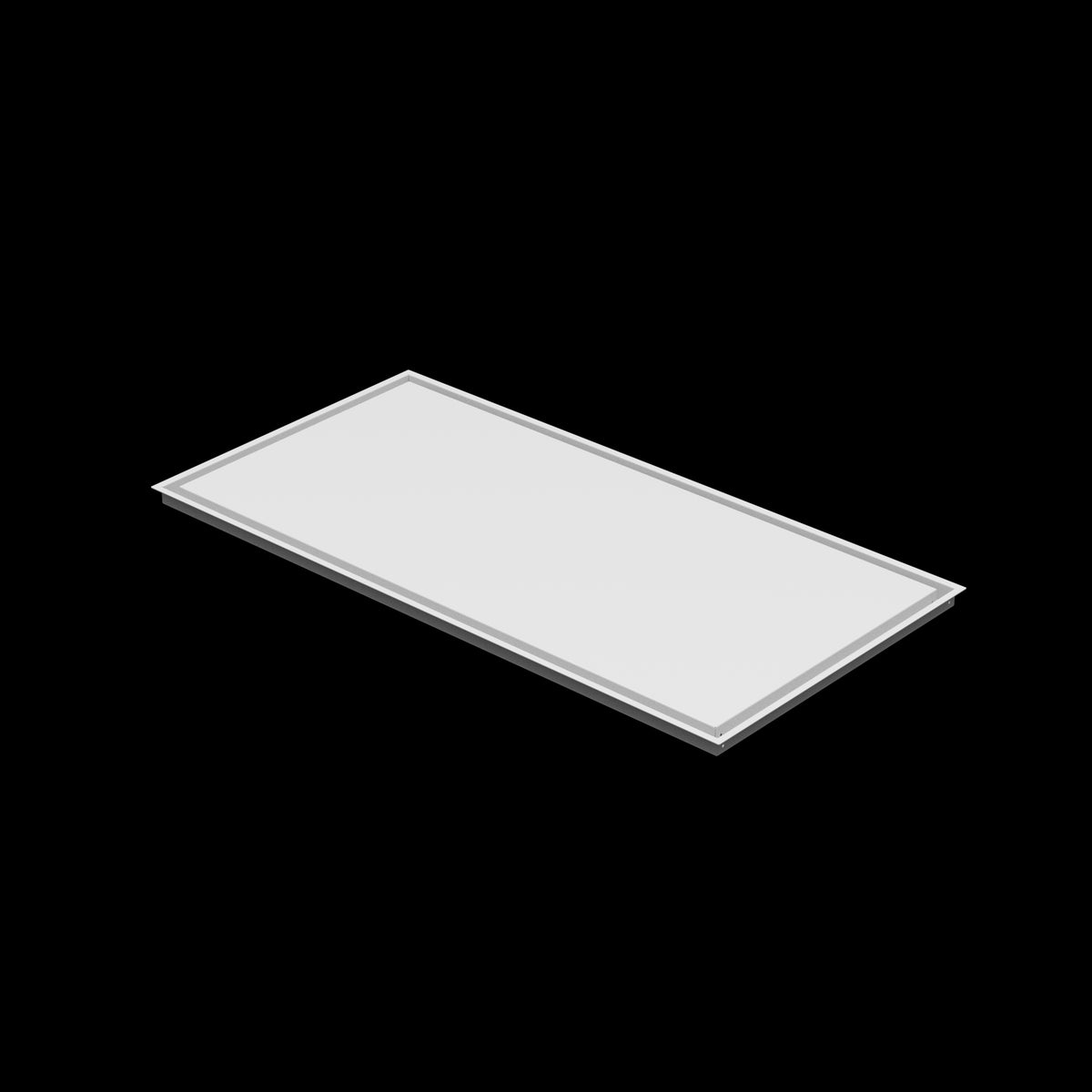 24x48 wall vent cover, three-quarter view