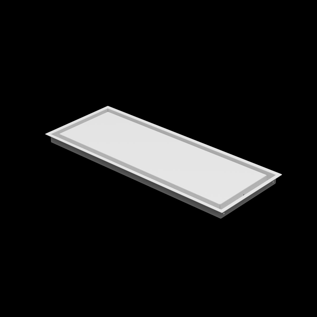 11x29 wall vent cover, three-quarter view