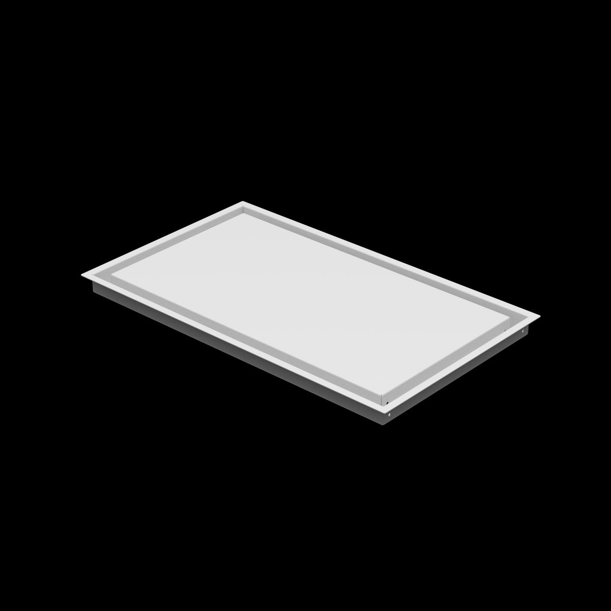14x24 wall vent cover, three-quarter view