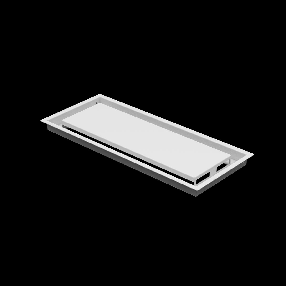 8x20 ceiling vent cover, three-quarter view