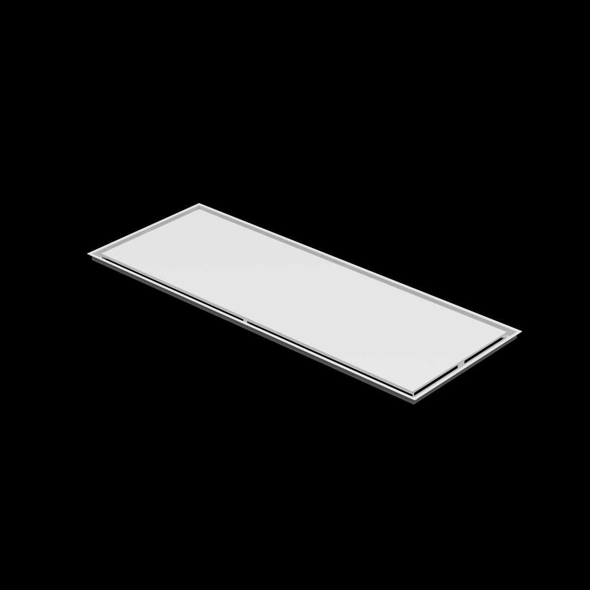 24x64 ceiling vent cover, three-quarter view