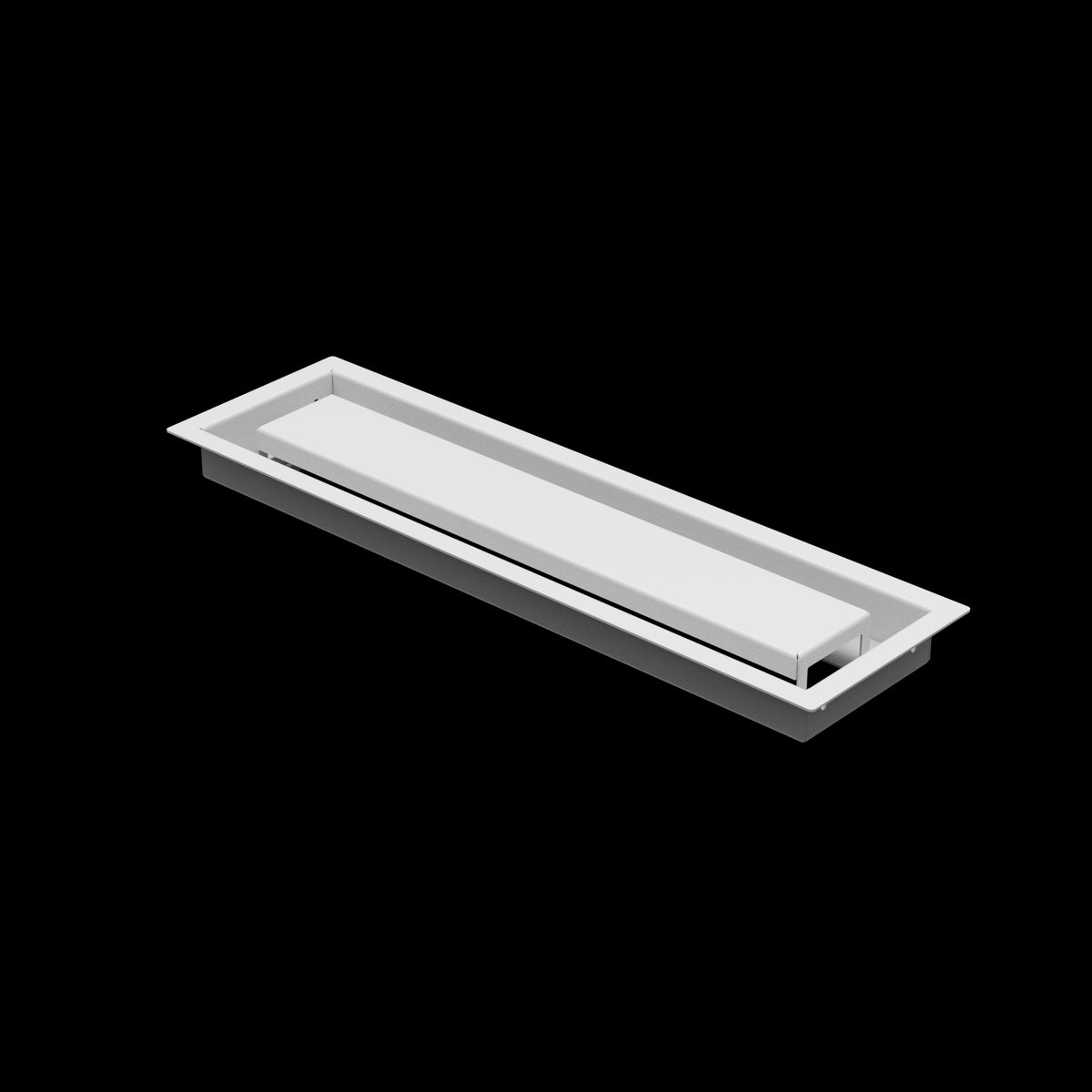 4x16 ceiling vent cover, three-quarter view