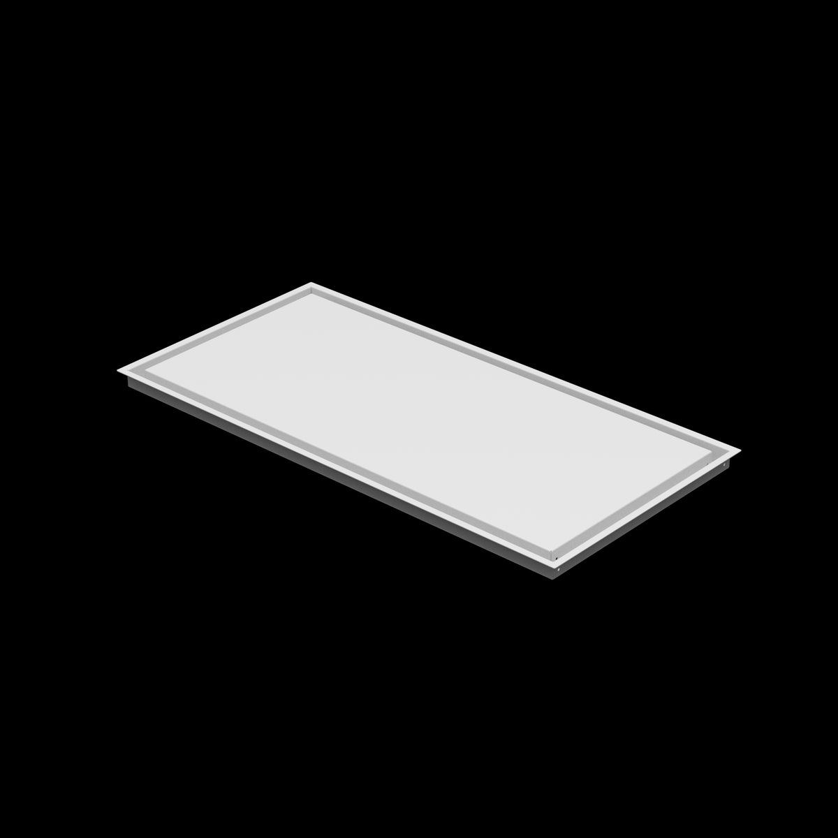 18x37 wall vent cover, three-quarter view