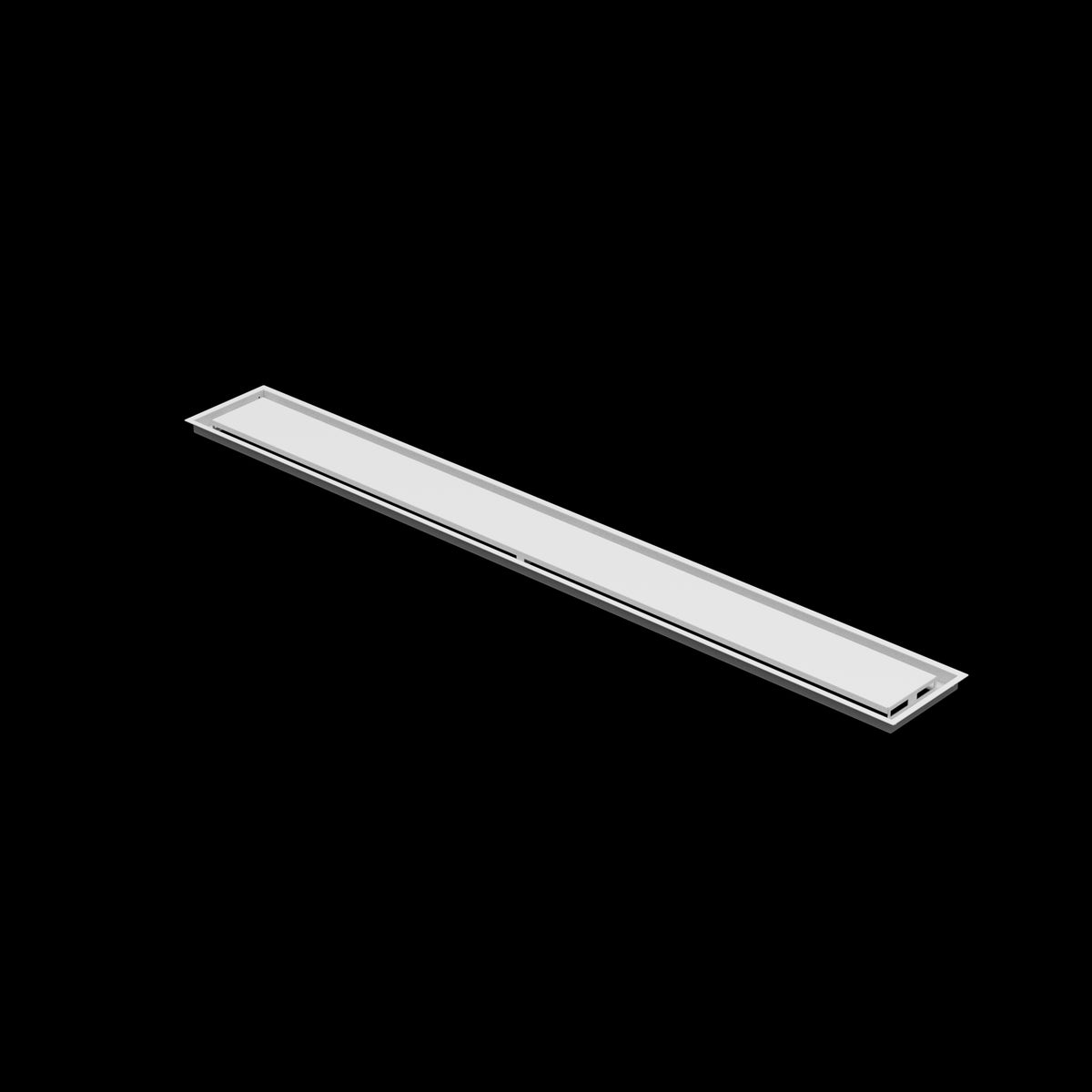 8x70 ceiling vent cover, three-quarter view