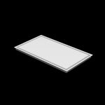 17x30 wall vent cover, three-quarter view