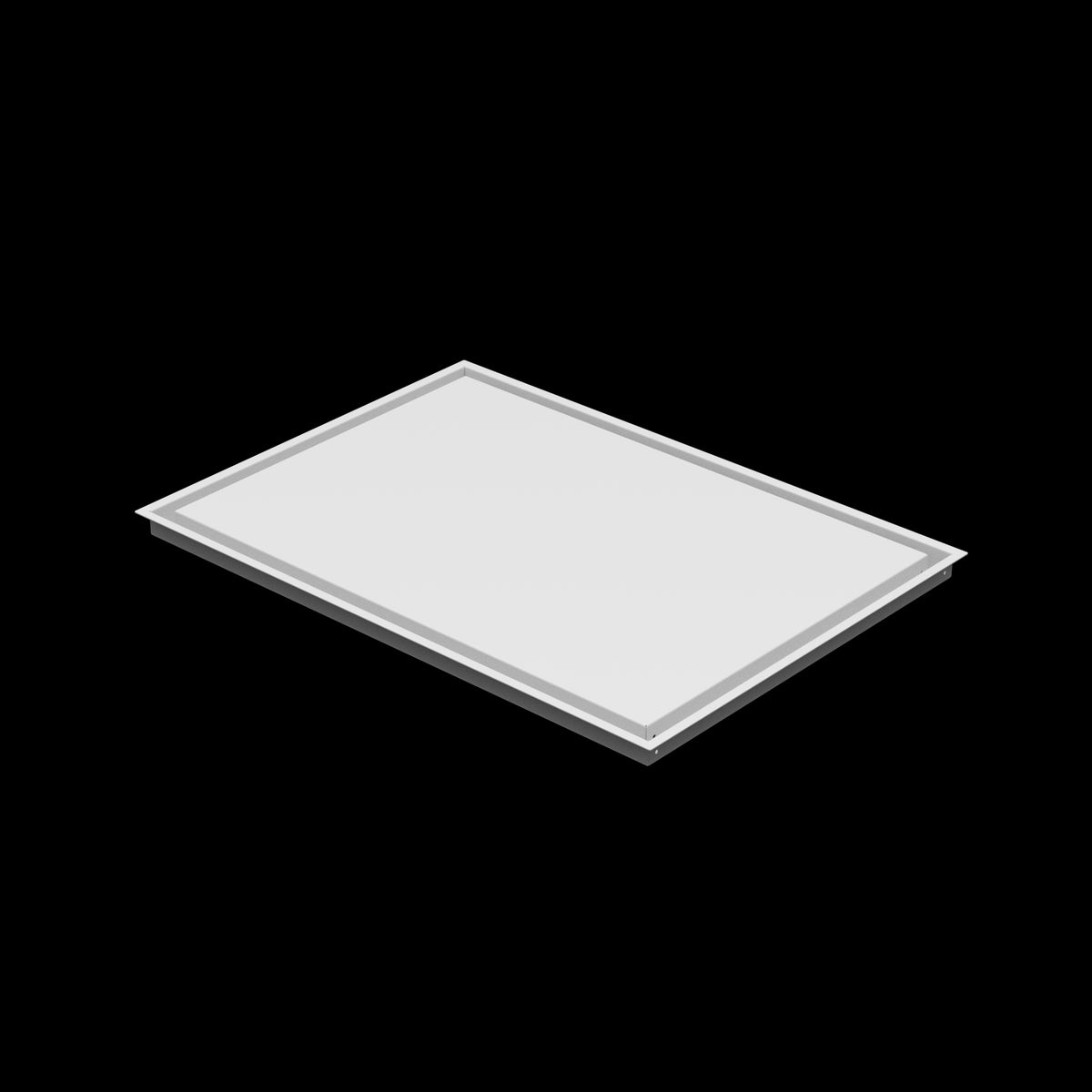 22x31 wall vent cover, three-quarter view