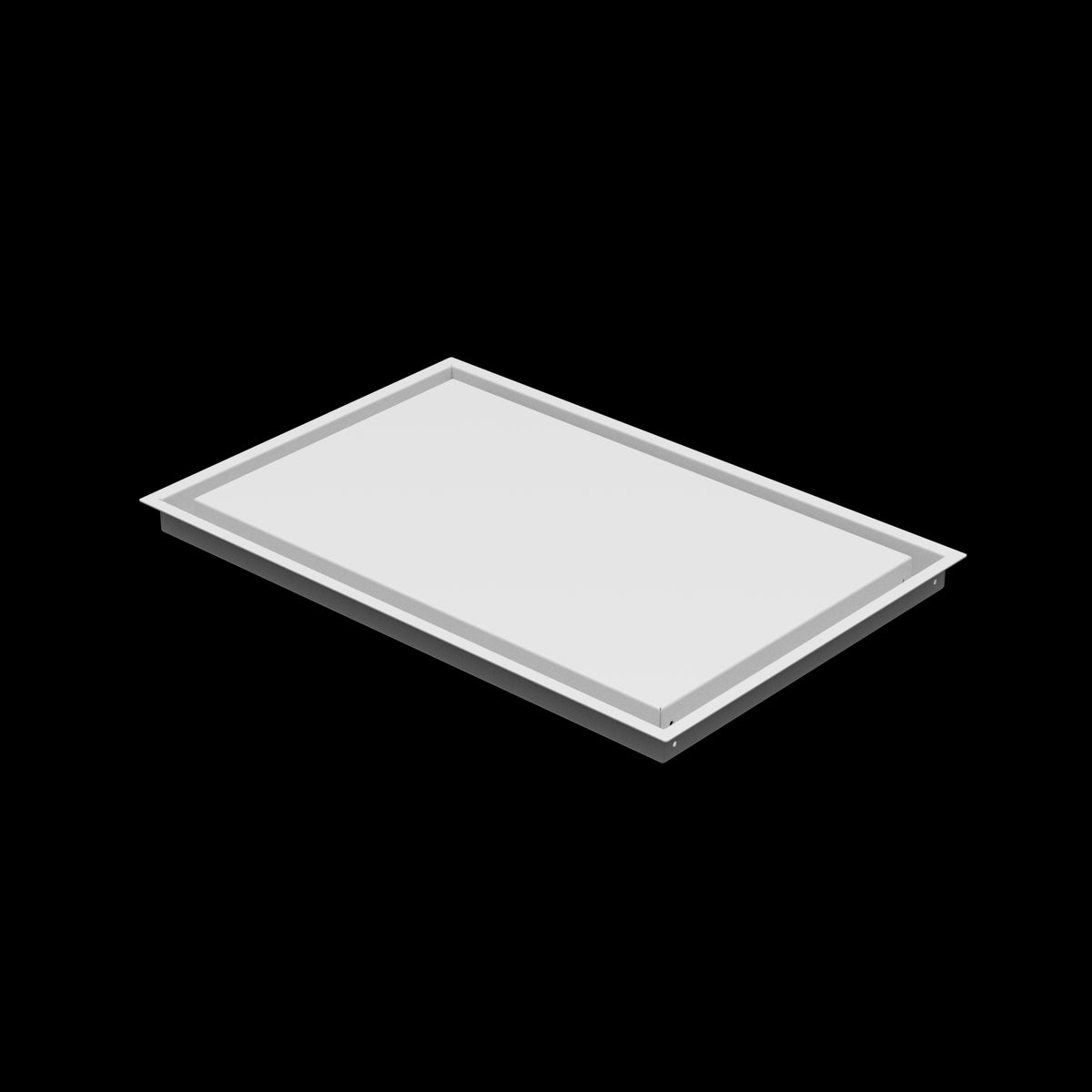 15x23 wall vent cover, three-quarter view