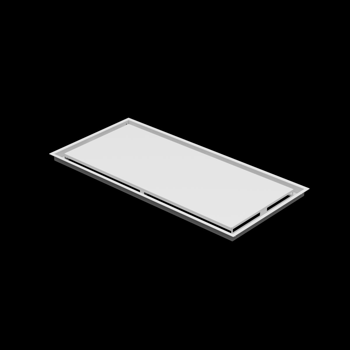 16x34 ceiling vent cover, three-quarter view