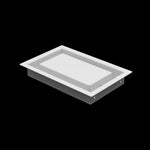 5x8 wall vent cover, three-quarter view
