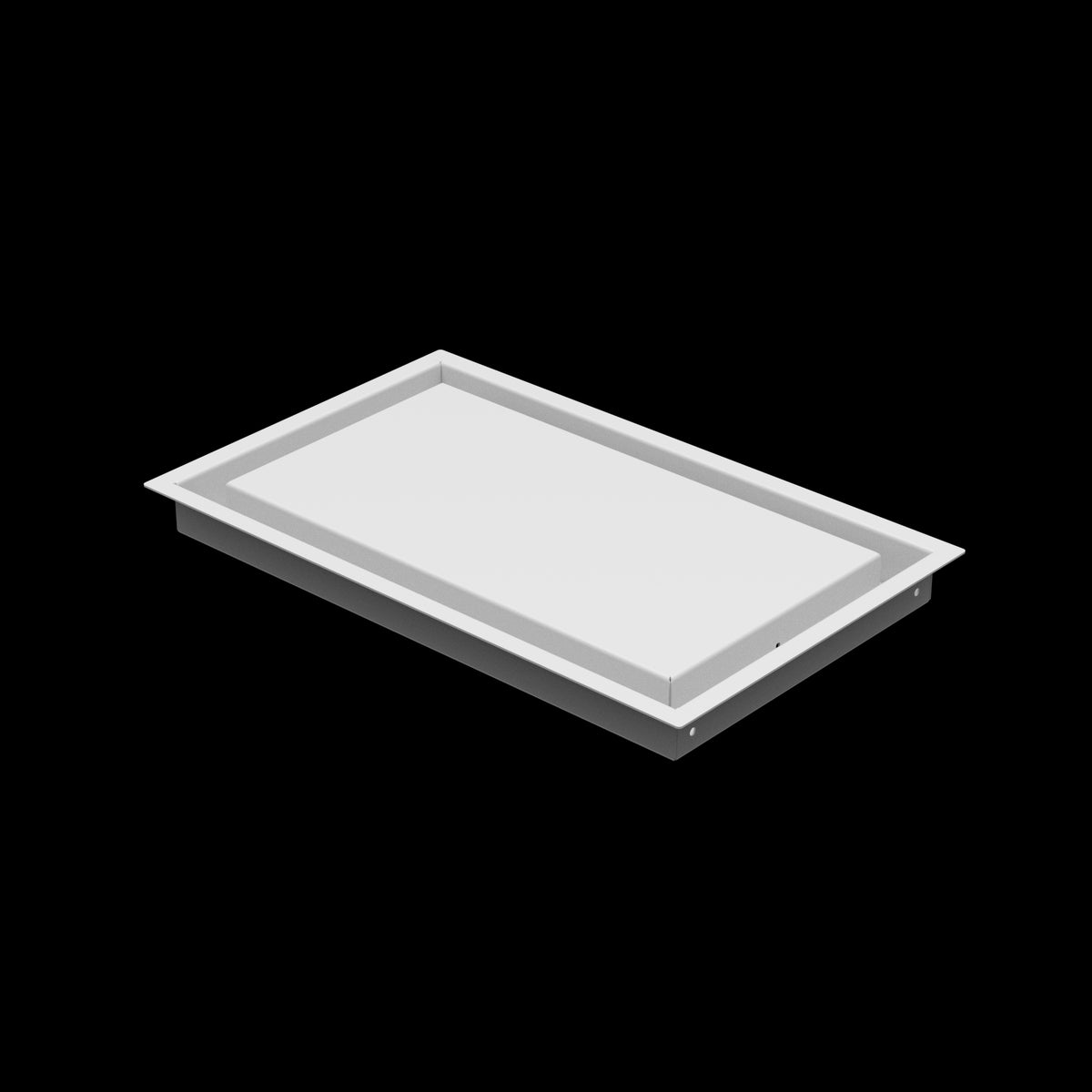 9x15 wall vent cover, three-quarter view