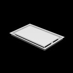 12x19 ceiling vent cover, three-quarter view