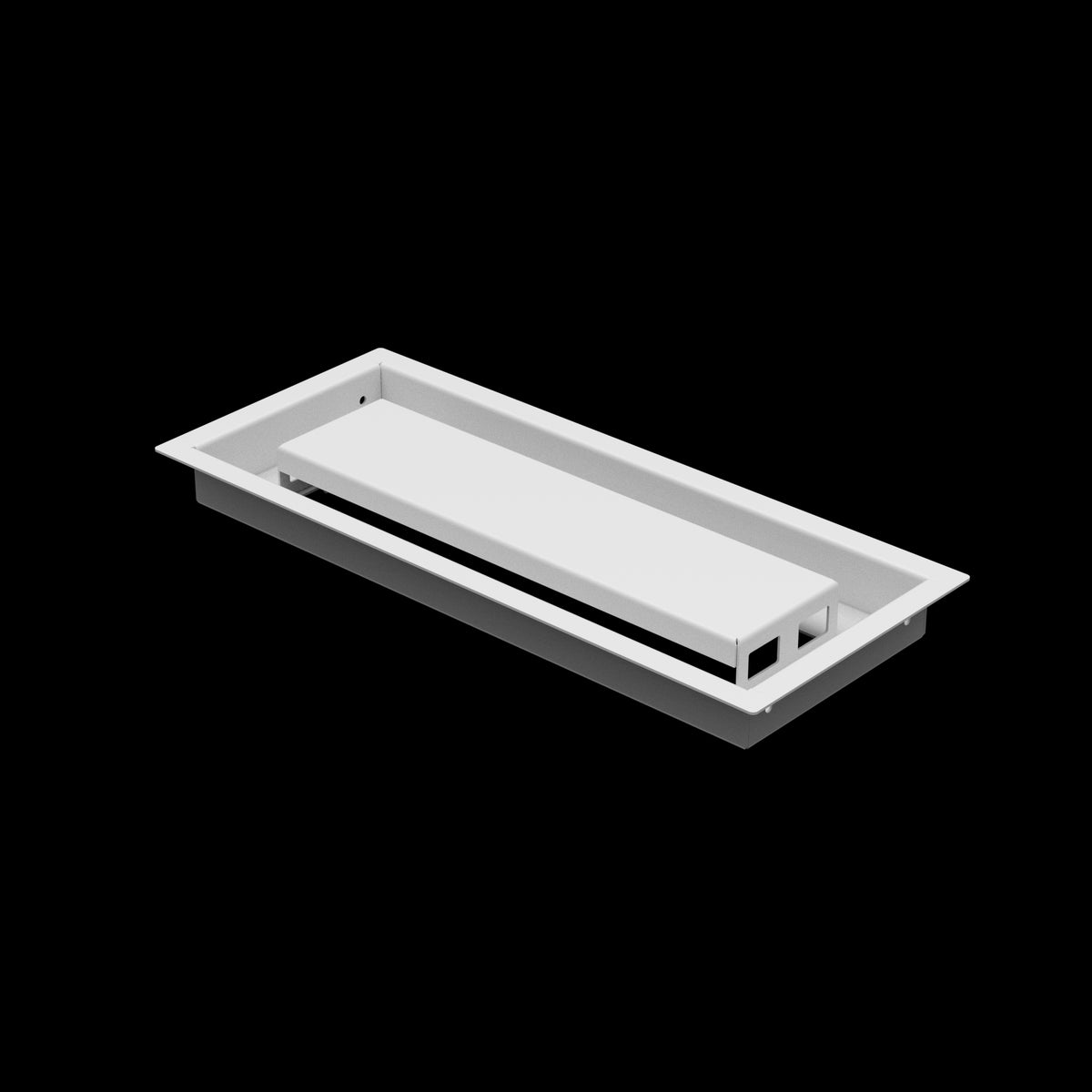 5x13 ceiling vent cover, three-quarter view