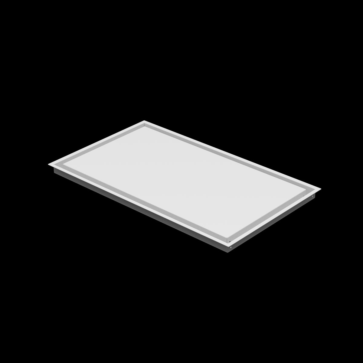 17x29 wall vent cover, three-quarter view
