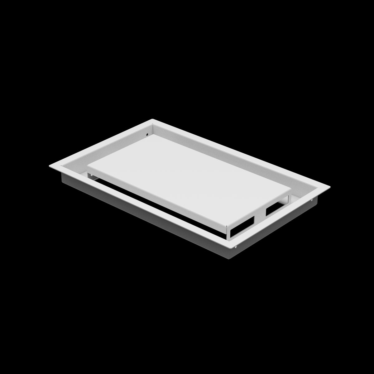 8x13 ceiling vent cover, three-quarter view