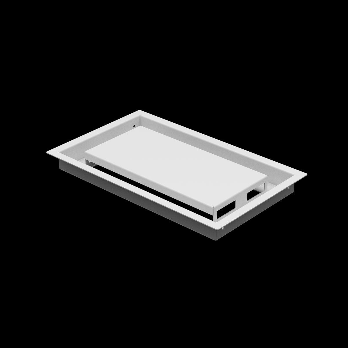 7x12 ceiling vent cover, three-quarter view
