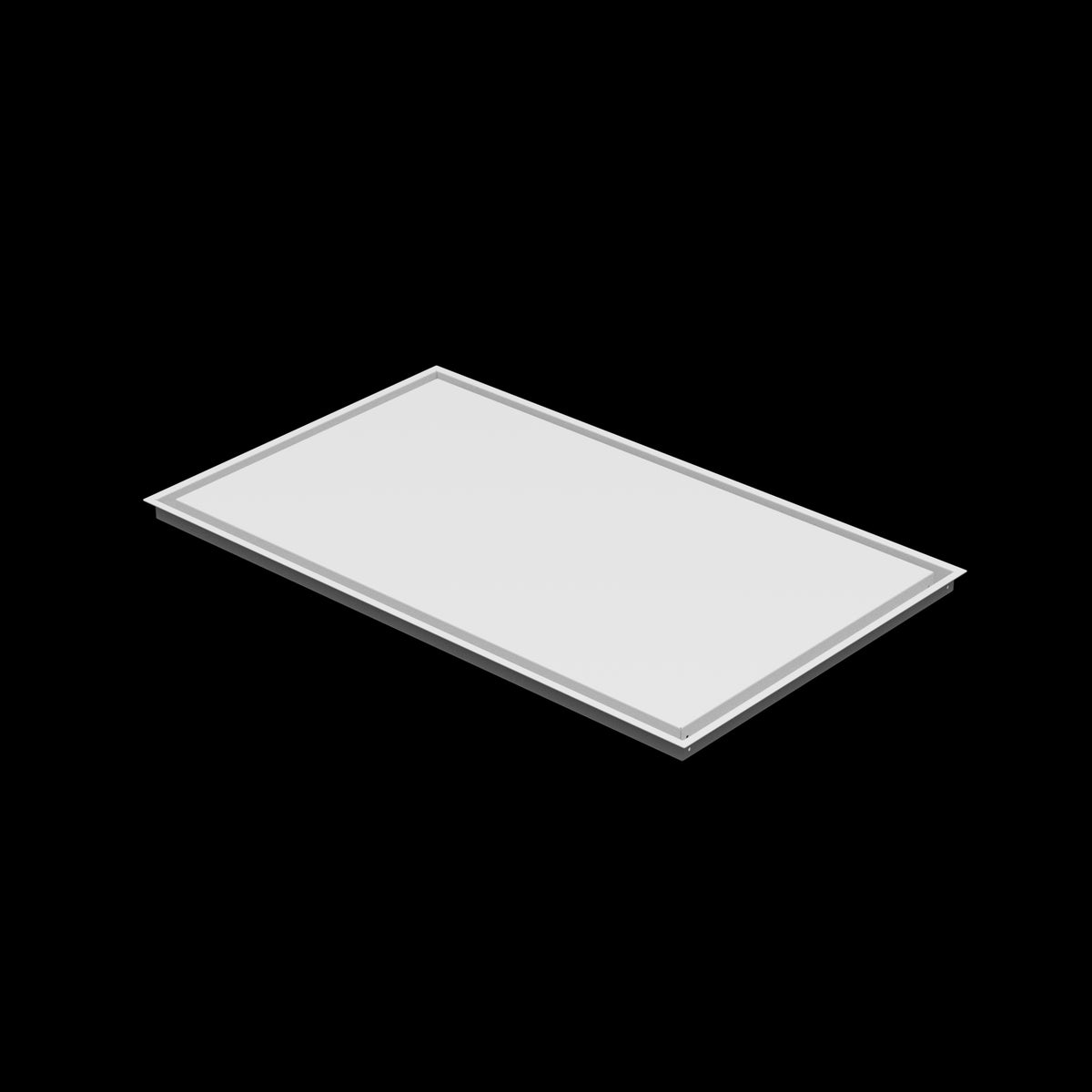 24x40 wall vent cover, three-quarter view