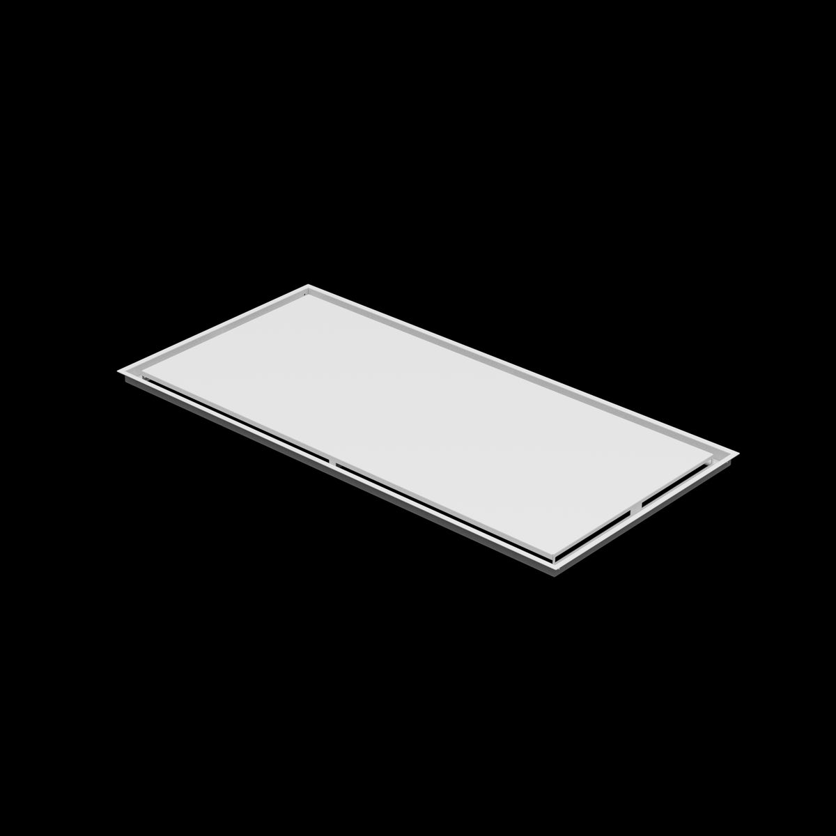 24x50 ceiling vent cover, three-quarter view