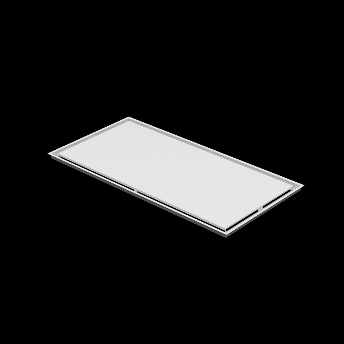 24x48 ceiling vent cover, three-quarter view
