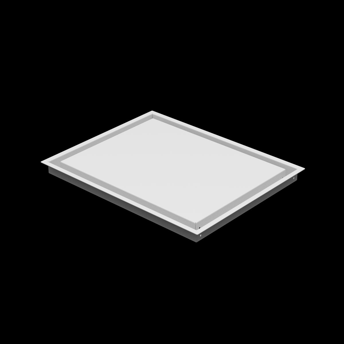 15x19 wall vent cover, three-quarter view