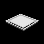 11x12 ceiling vent cover, three-quarter view