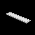 6x28 wall vent cover, three-quarter view