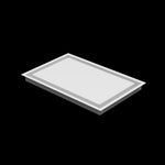 11x17 wall vent cover, three-quarter view