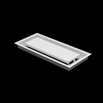 6x14 ceiling vent cover, three-quarter view