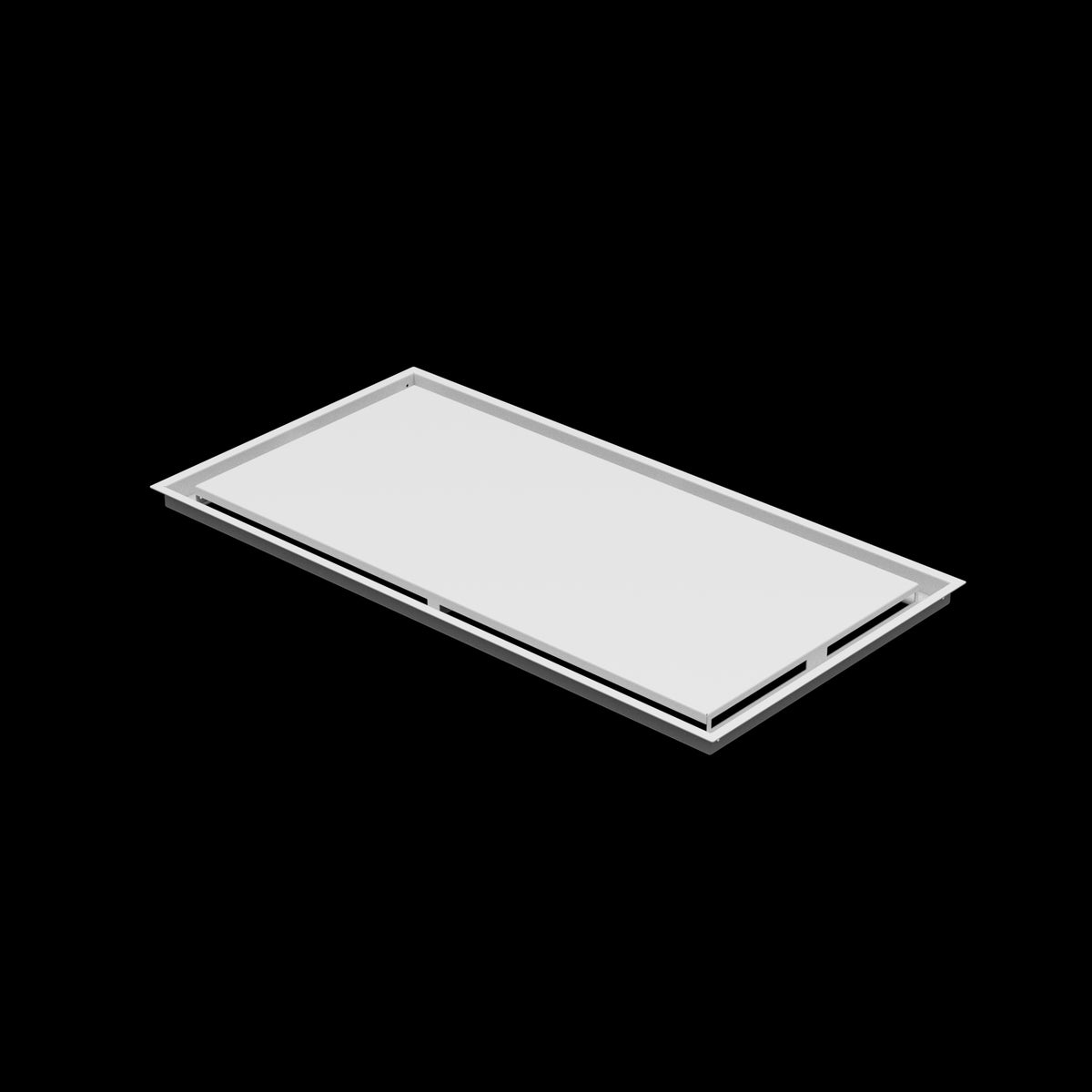 18x35 ceiling vent cover, three-quarter view
