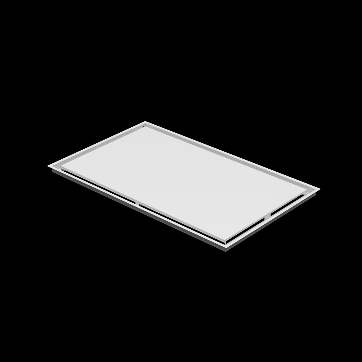 23x38 ceiling vent cover, three-quarter view