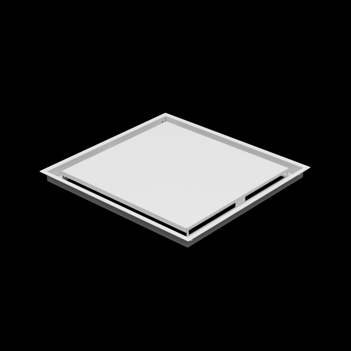 18x19 ceiling vent cover, three-quarter view