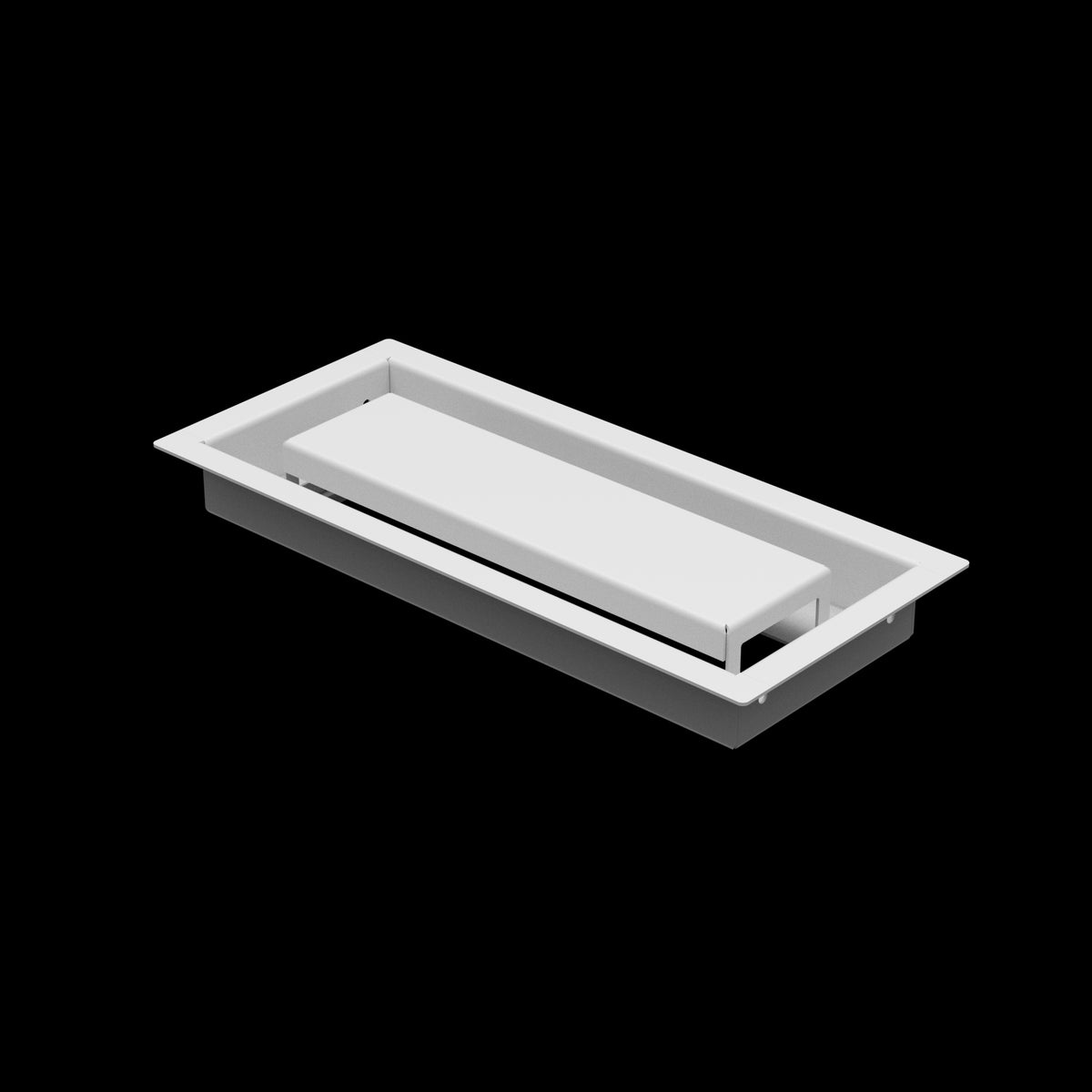 4x10 ceiling vent cover, three-quarter view