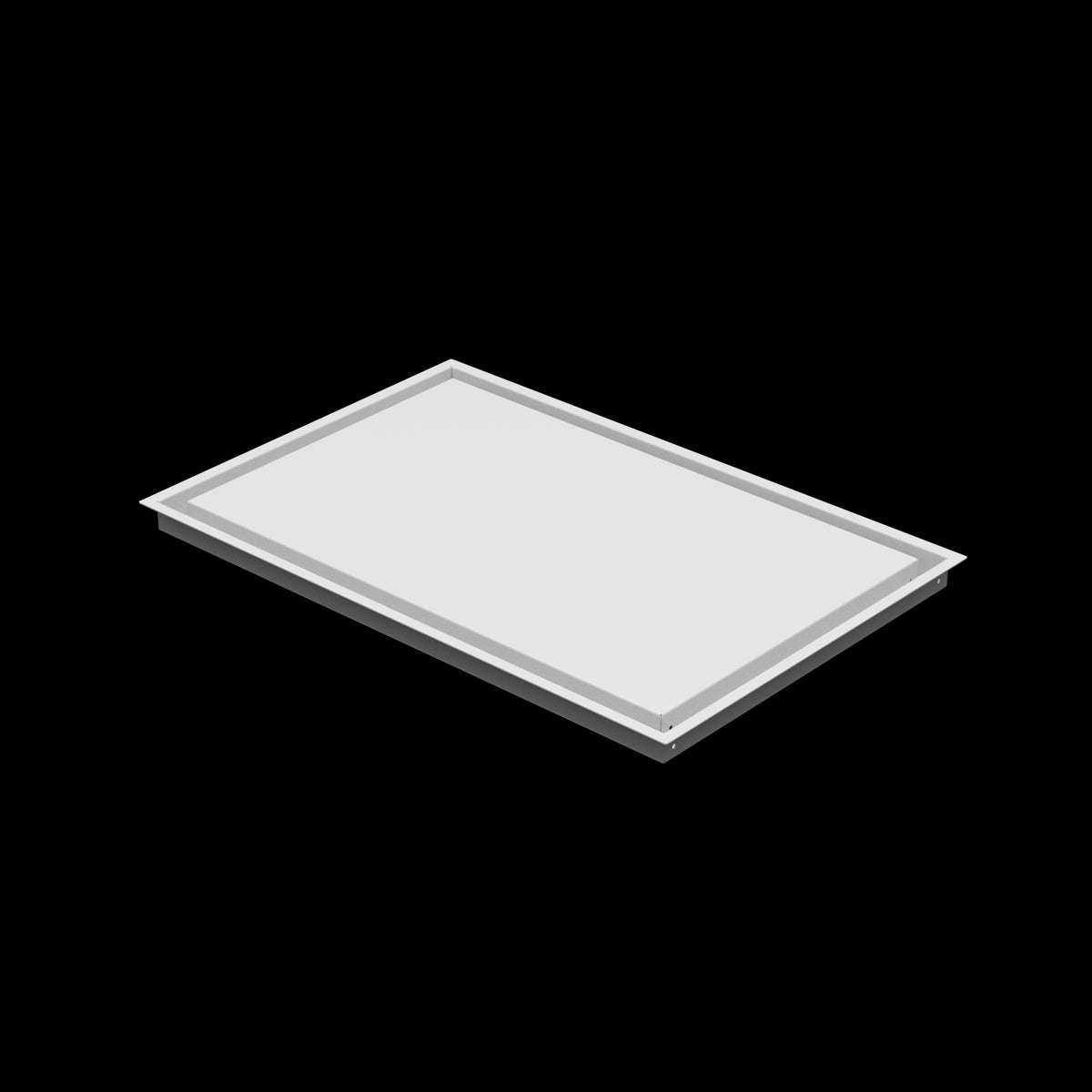 17x26 wall vent cover, three-quarter view