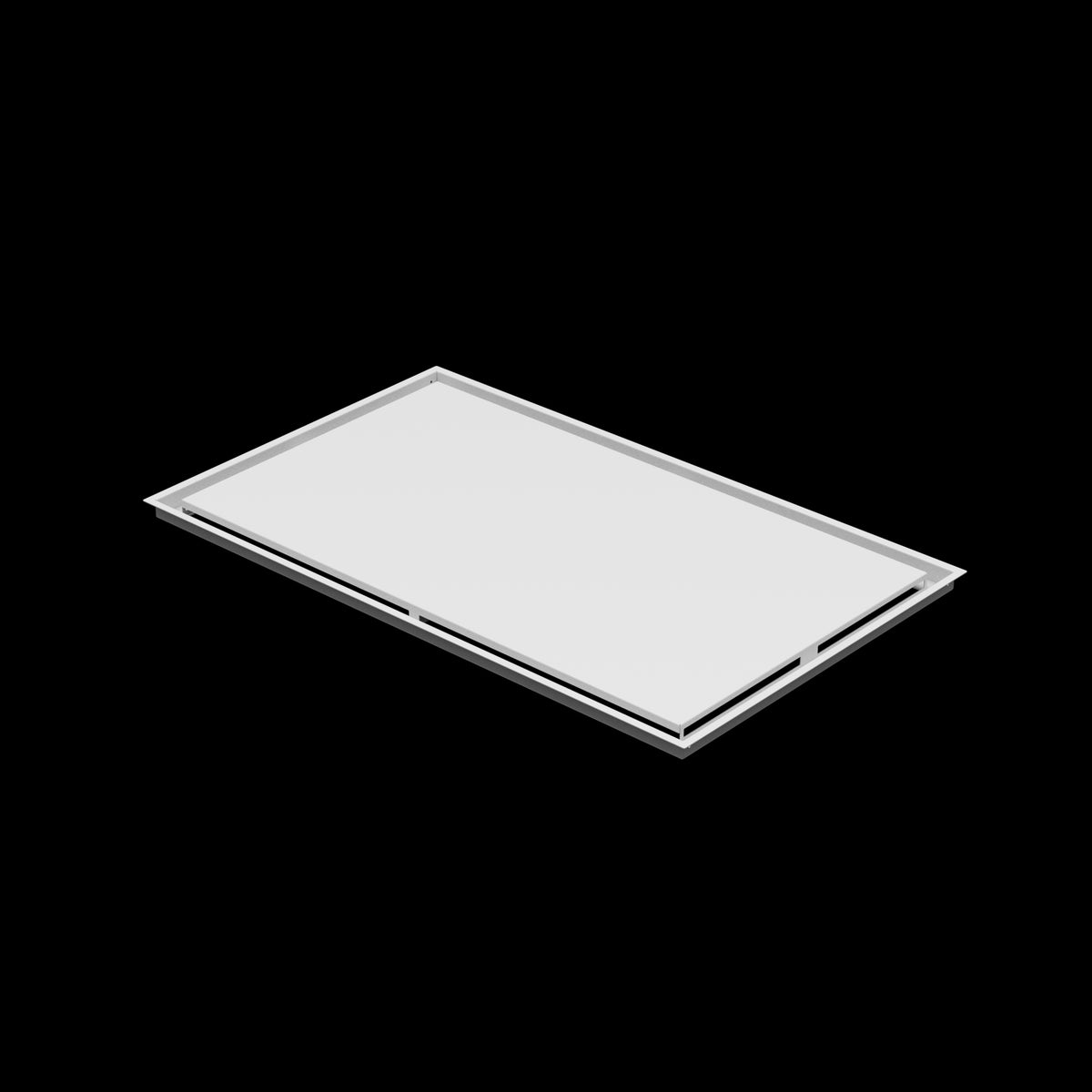 24x40 ceiling vent cover, three-quarter view