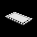 8x14 ceiling vent cover, three-quarter view