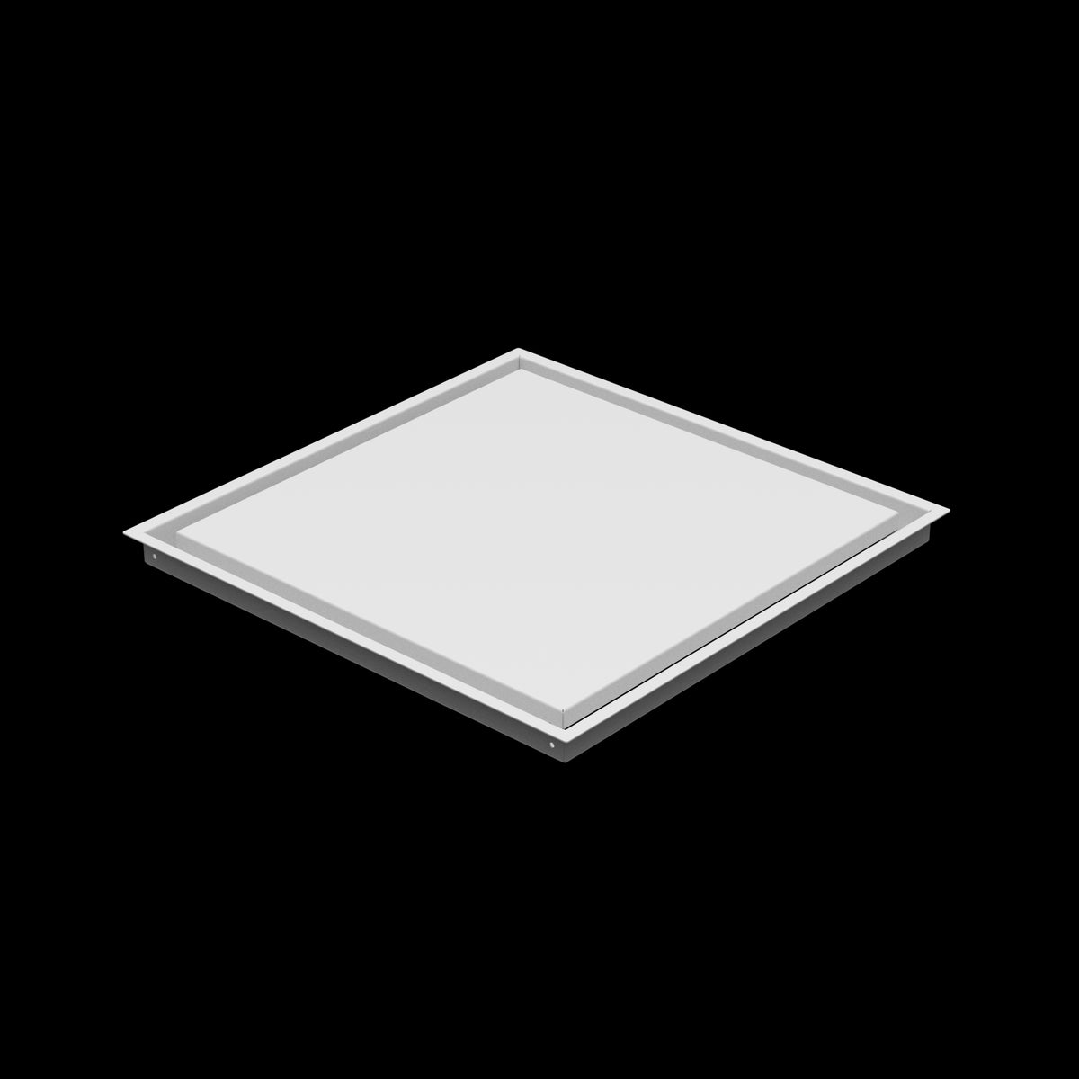 20x20 wall vent cover, three-quarter view