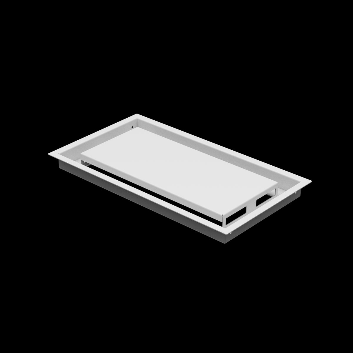 8x15 ceiling vent cover, three-quarter view
