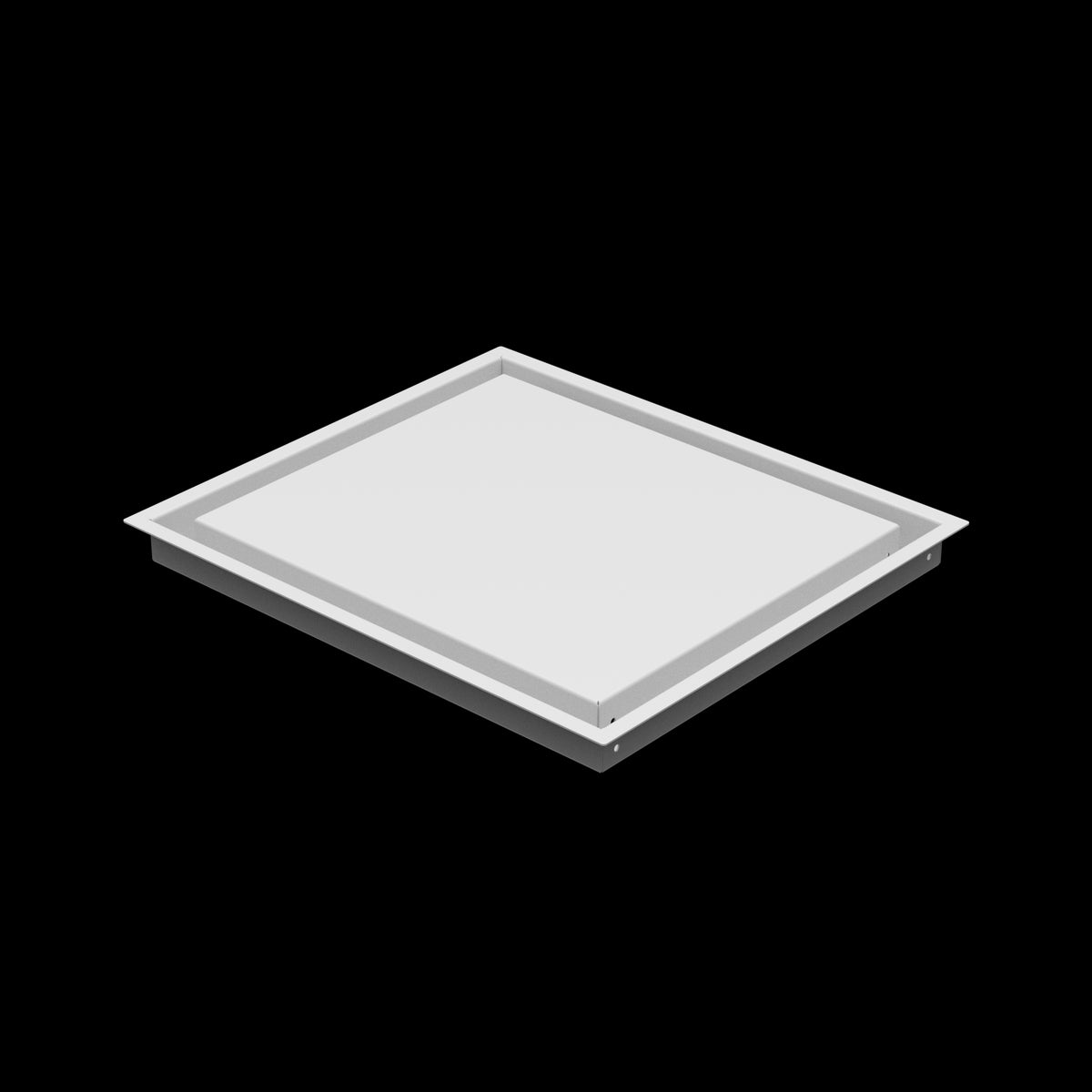 14x16 wall vent cover, three-quarter view