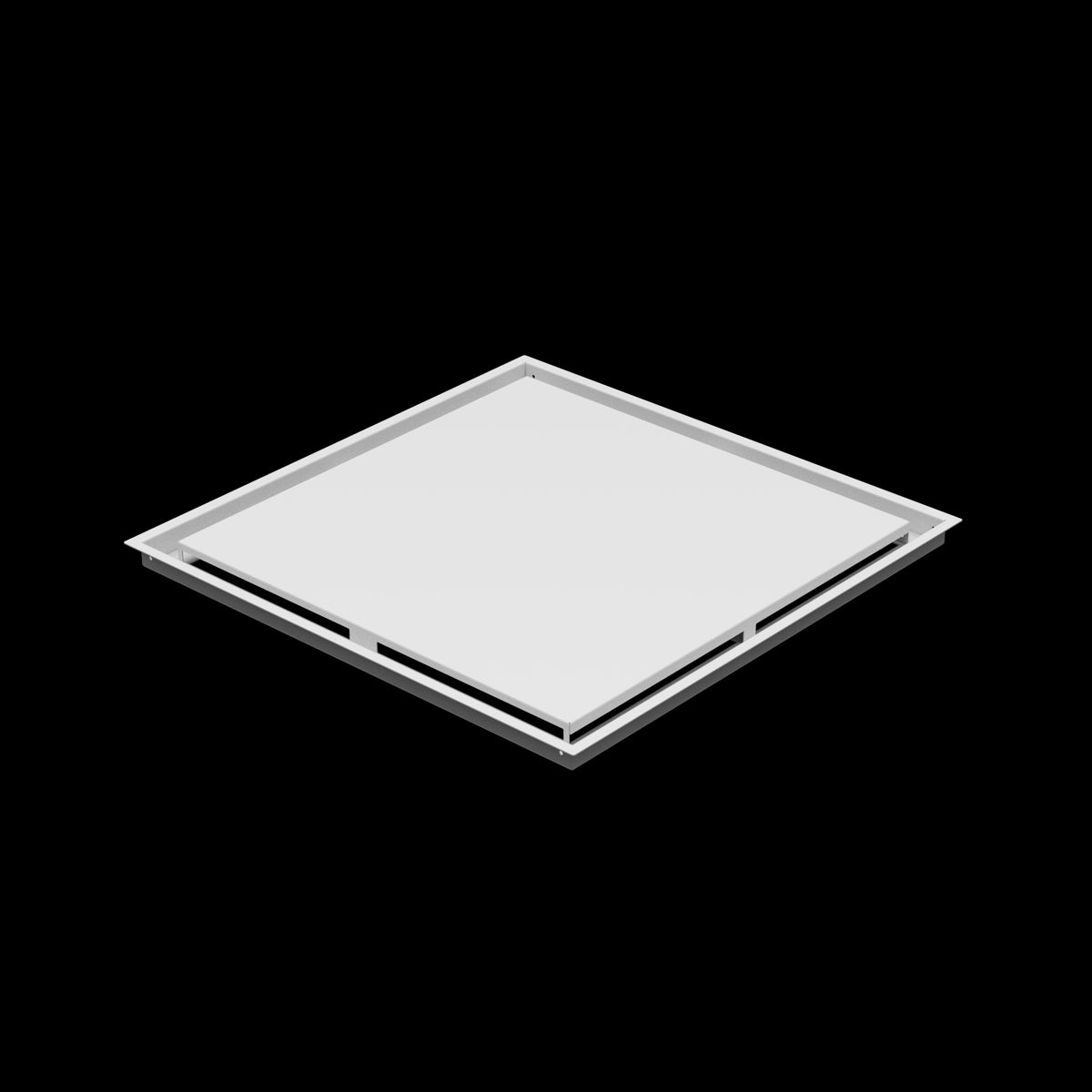 24x24 ceiling vent cover, three-quarter view