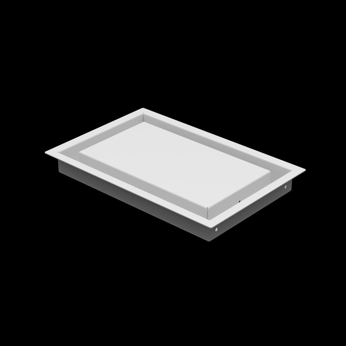 7x11 wall vent cover, three-quarter view