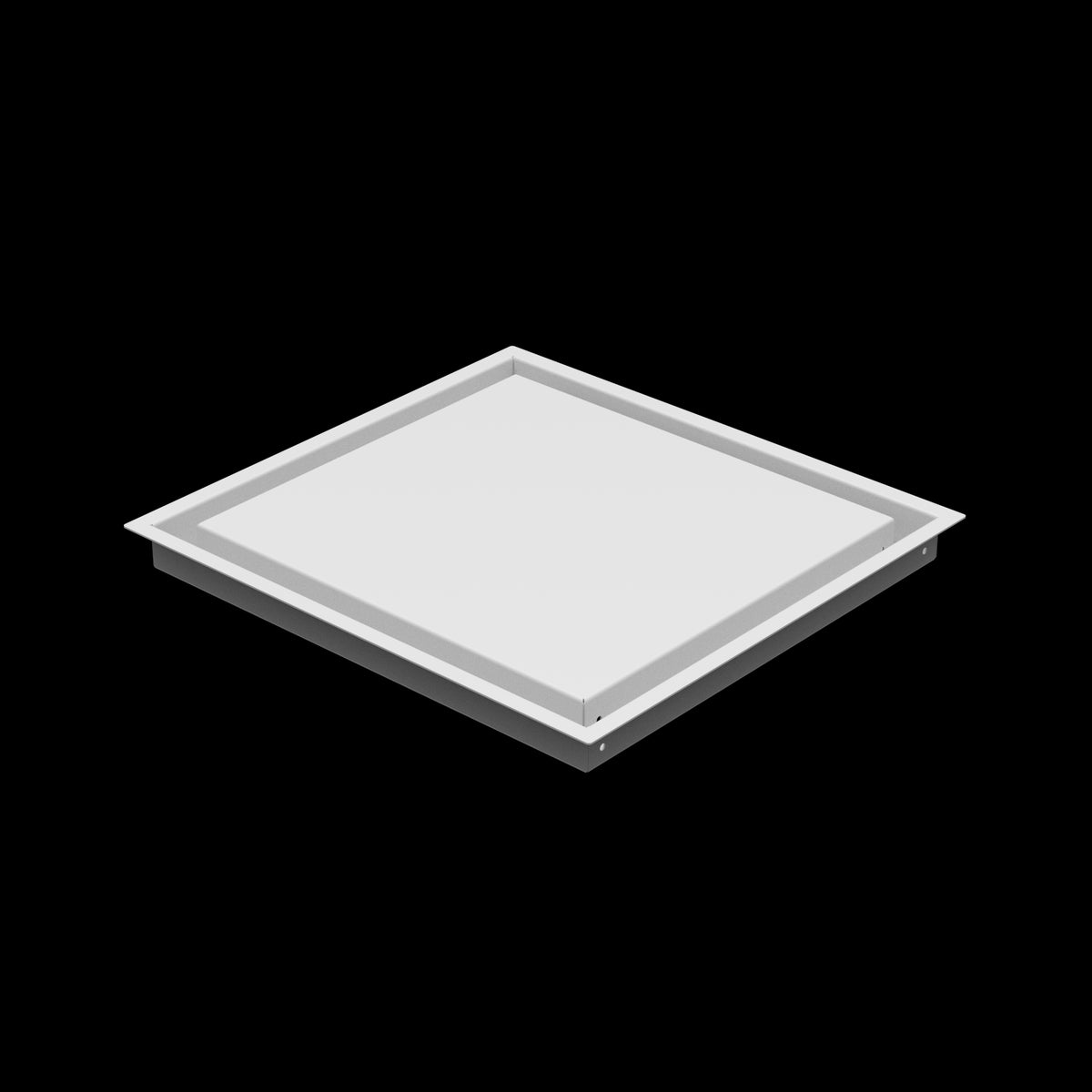 14x15 wall vent cover, three-quarter view