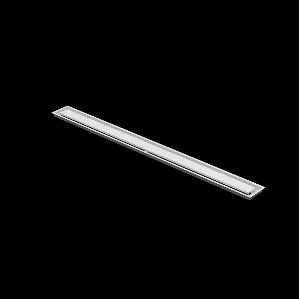 5x64 ceiling vent cover, three-quarter view