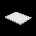 16x20 wall vent cover, three-quarter view